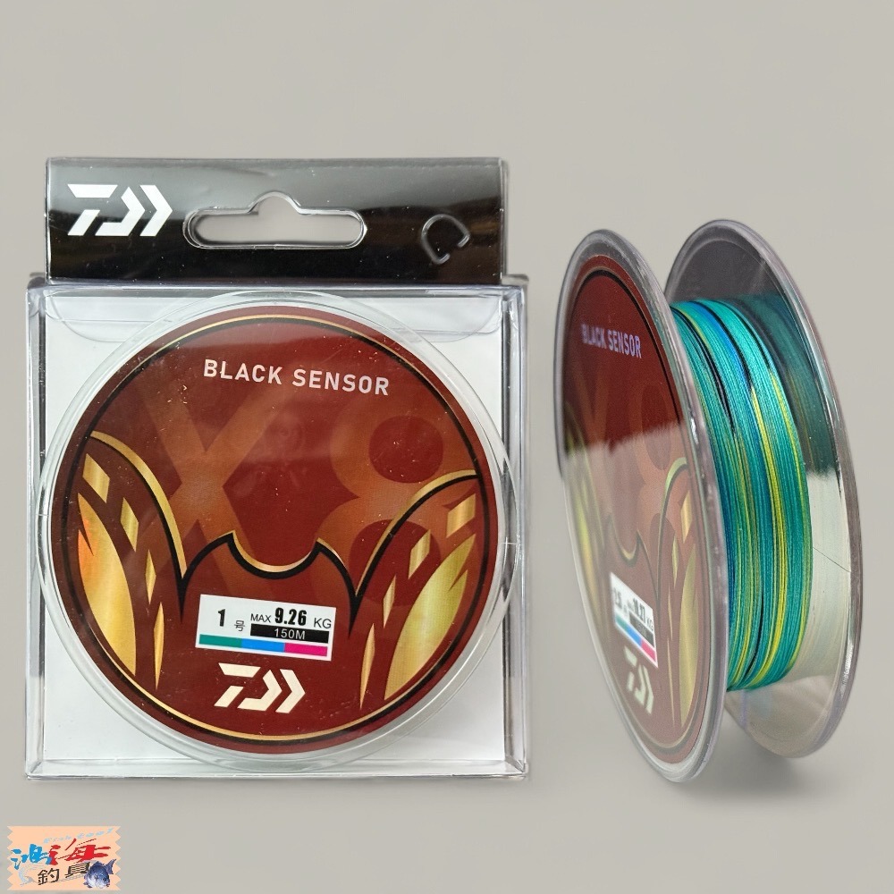 紅海釣具企業社【DAIWA】BLACK SENSOR X8 PE 釣線 150M 三色/黑色PE線 8股PE線-規格圖4