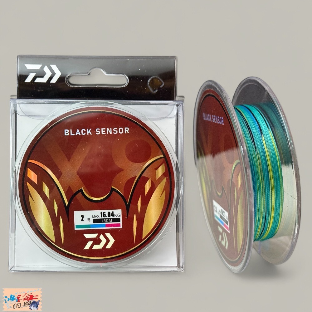 紅海釣具企業社【DAIWA】BLACK SENSOR X8 PE 釣線 150M 三色/黑色PE線 8股PE線-規格圖4