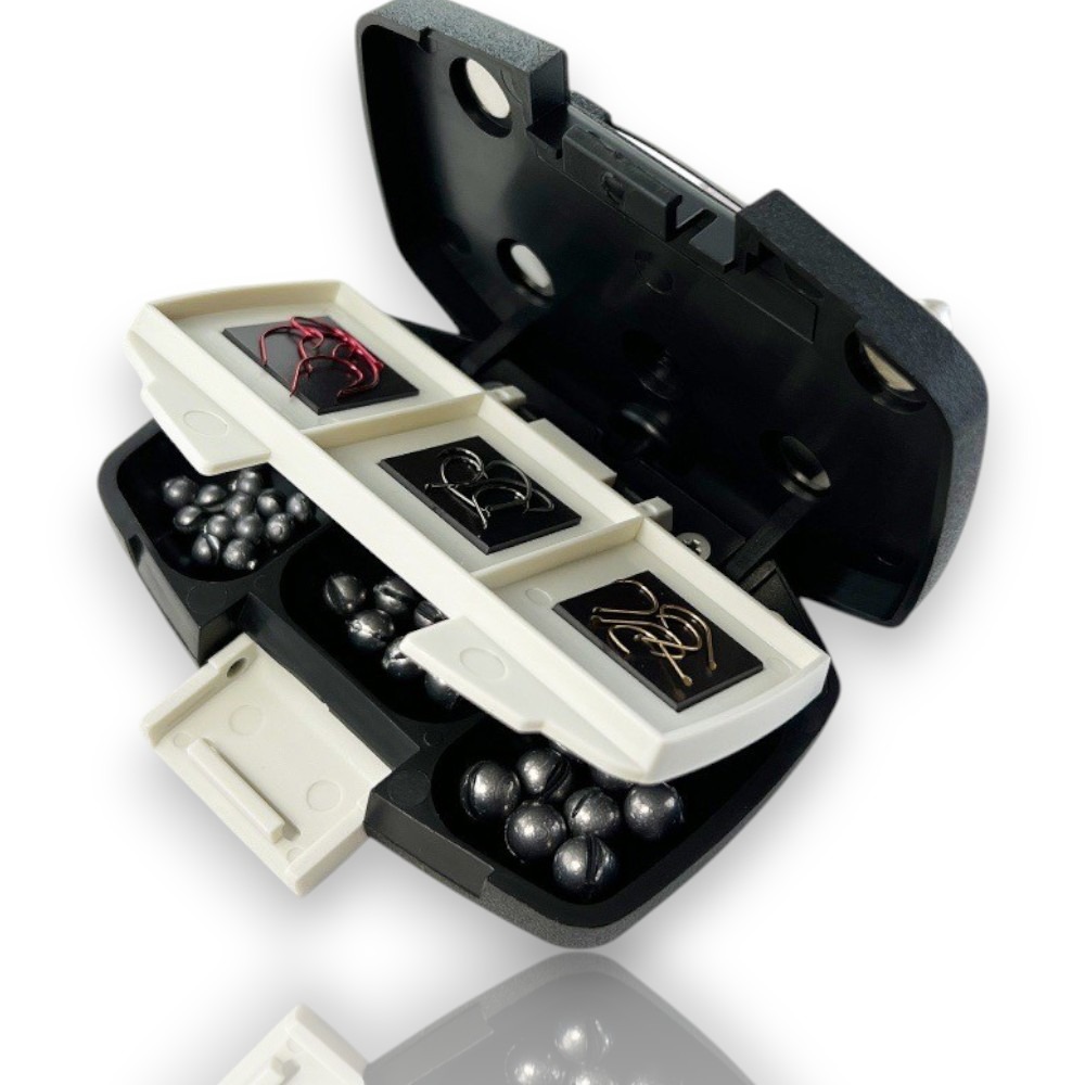 中壢紅海釣具【YAMAWA】 救生衣 胸掛式零件盒 收納盒 咬鉛盒 魚鉤收納盒-細節圖4