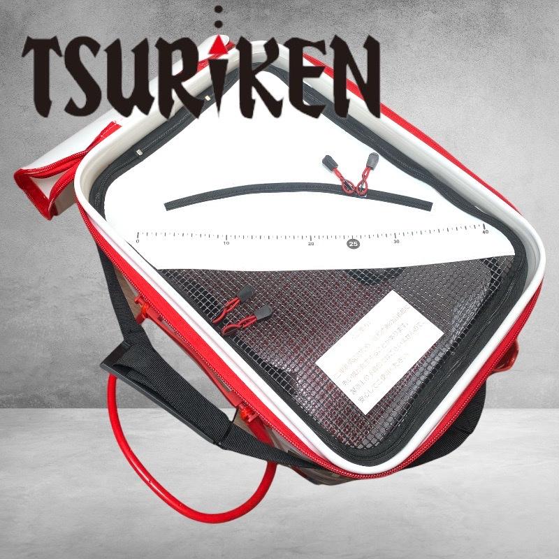 中壢鴻海釣具《TSURIKEN-釣研》671076ライブウェル TL193 白色活魚桶#45CM-細節圖5