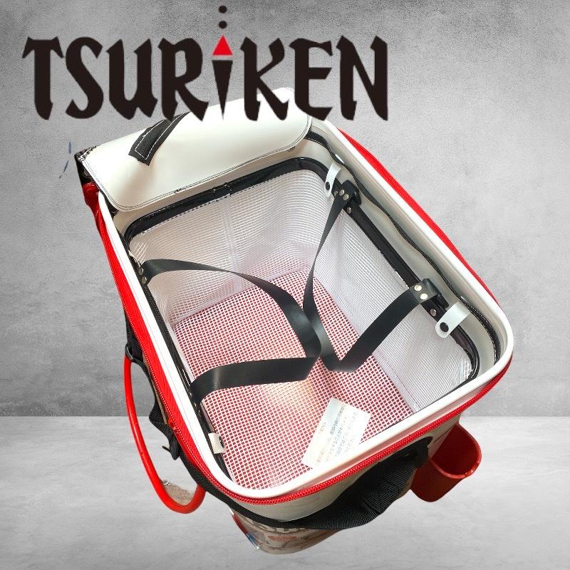 中壢鴻海釣具《TSURIKEN-釣研》671076ライブウェル TL193 白色活魚桶#45CM-細節圖6