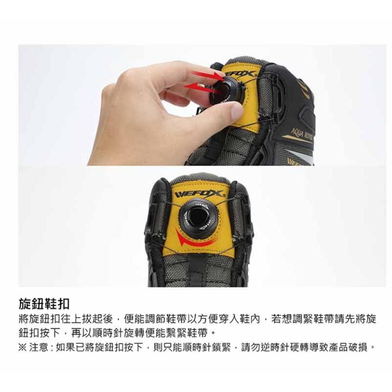 紅海釣具企業社《WEFOX》WDX-1058可換底旋鈕式磯釣鞋 防滑釘鞋-細節圖6