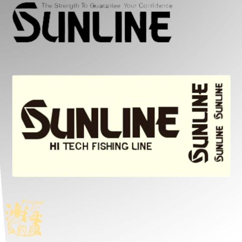 中壢鴻海釣具《SUNLINE》ST-6000 ST-6001 ST-4003獅子轉印貼紙 SUNLINE貼紙 DIY材料-細節圖7