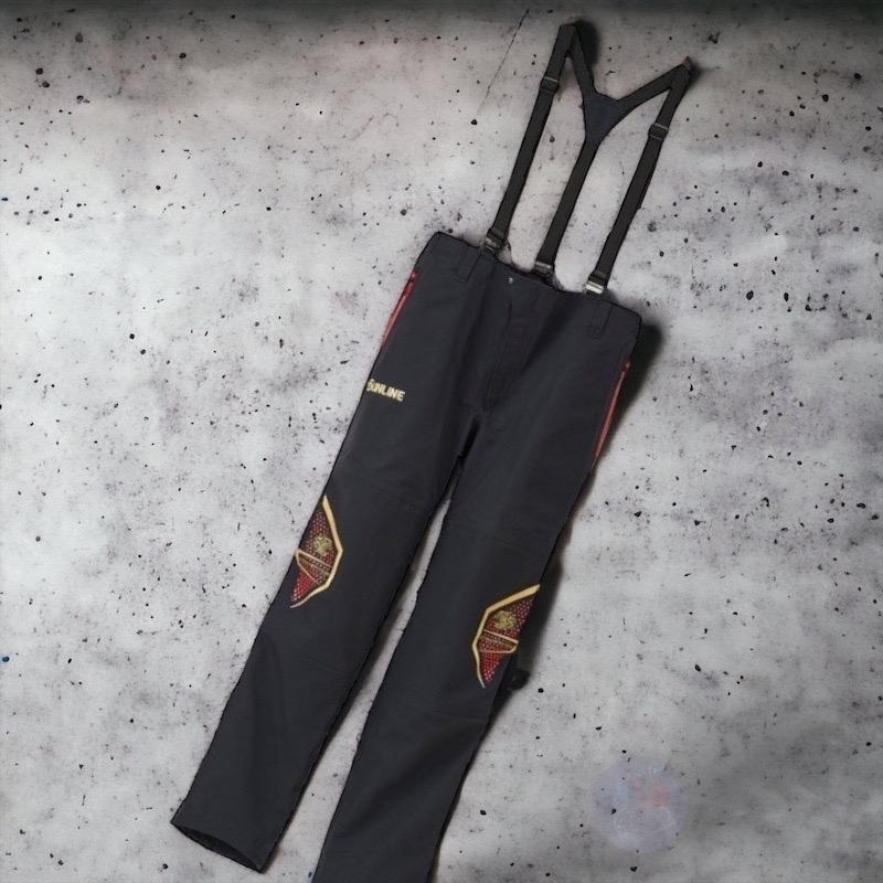 紅海釣具企業社《SUNLINE》22 SUW-22301 黑色頂級雨衣套裝 SUL-240 黑金色救生衣-細節圖7