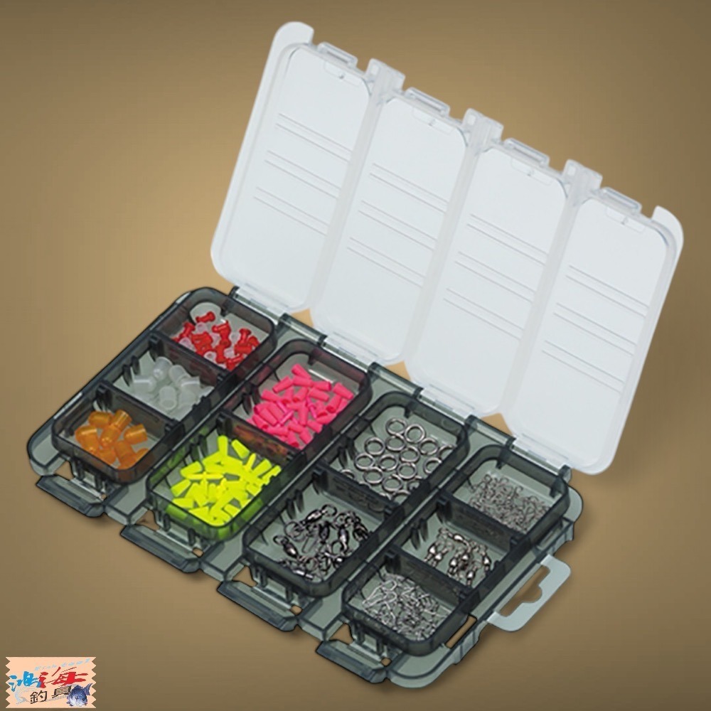 (紅海釣具企業社)【MEIHO】明邦 12格零件盒  7格路亞盒 明邦釣魚零件收納盒-細節圖3