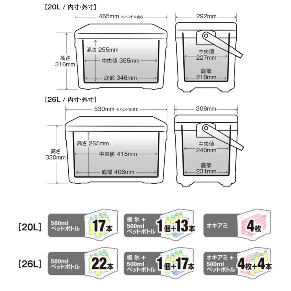 紅海釣具企業社【SHIMANO】LZ-320Q 20L LZ-326Q 26L冰箱 硬式冰箱 保冷冰箱 露營 釣魚-細節圖6