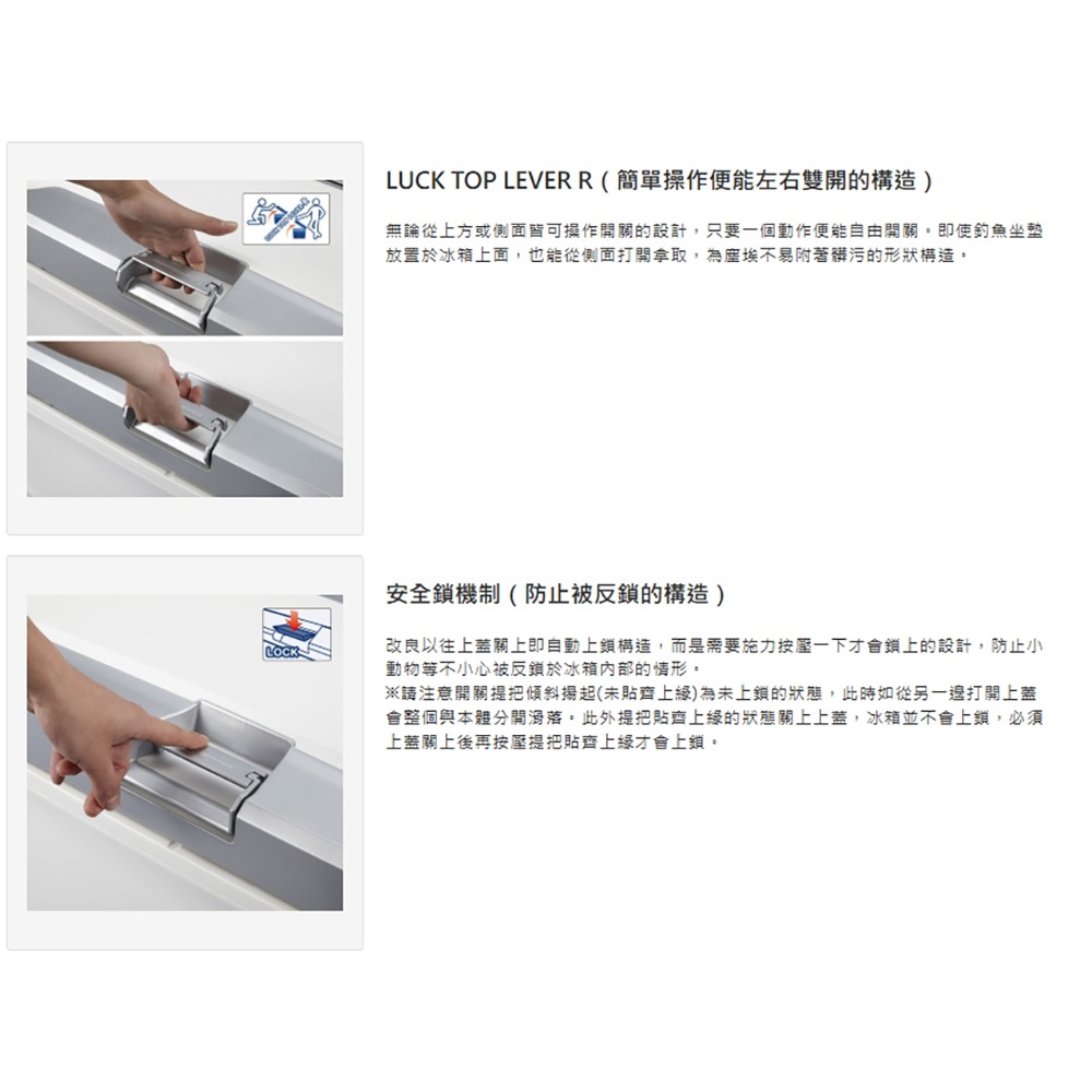 紅海釣具企業社【SHIMANO】 NS-365T 65L 一面真空 純白色冰箱 露營釣魚-細節圖4