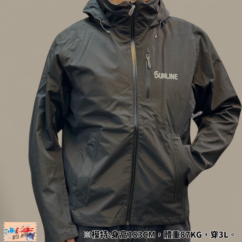 紅海釣具企業社【SUNLINE】SUW-06126 黑色速乾兩件式保暖外套-細節圖5