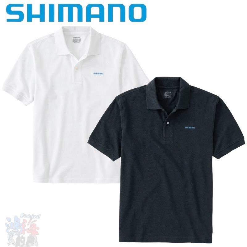 中壢鴻海釣具《SHIMANO》22 SH-002V Polo衫 短袖上衣 POLO衫-細節圖2