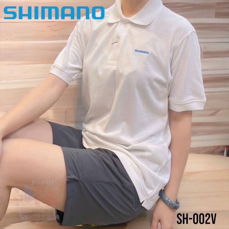 中壢鴻海釣具《SHIMANO》22 SH-002V Polo衫 短袖上衣 POLO衫-細節圖3