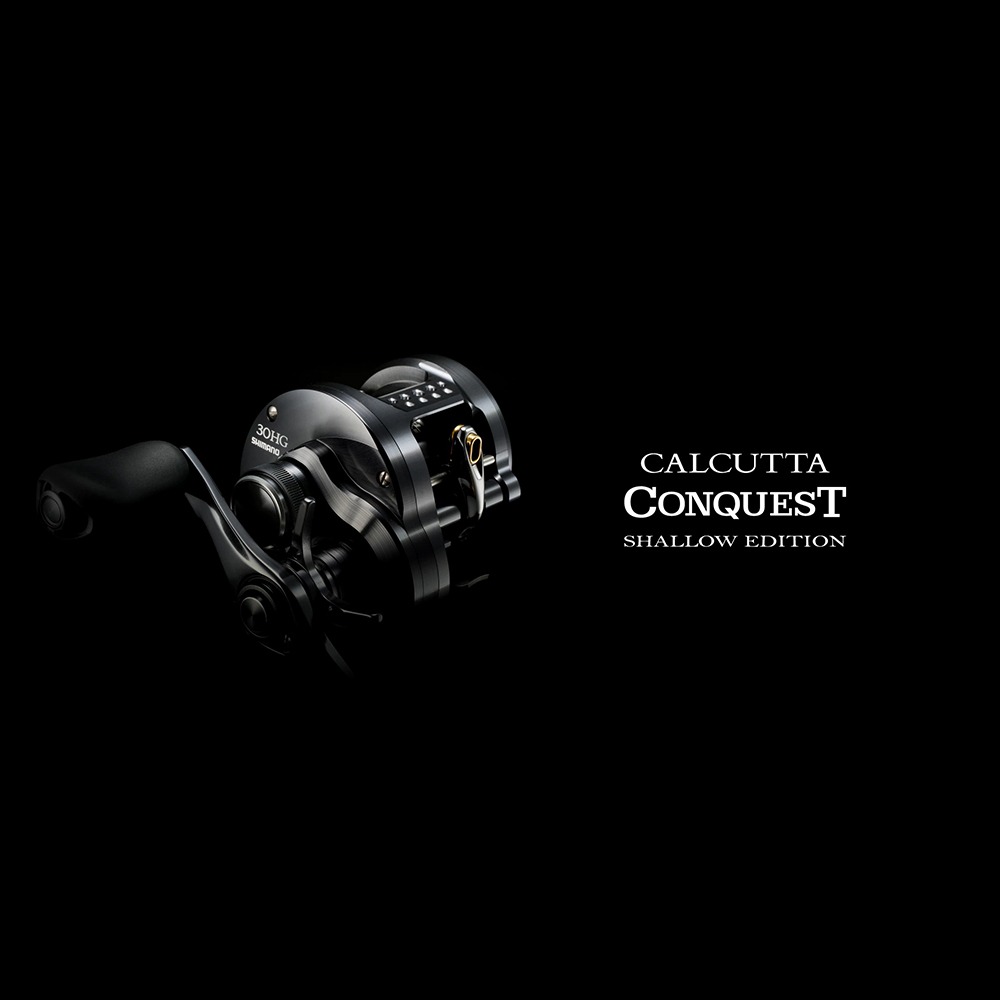 中壢紅海釣具【SHIMANO】CALCUTTA CONQUEST SHALLOW EIDITON 兩軸捲線器(24年款)-細節圖2