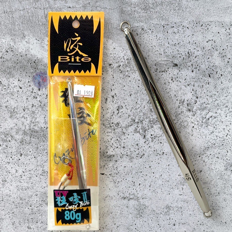 紅海釣具企業社《百川鐵板》黑木Crazy Bite NL(UV塗層)  附鐵板鉤 狂咬II 附鐵板鉤-細節圖9