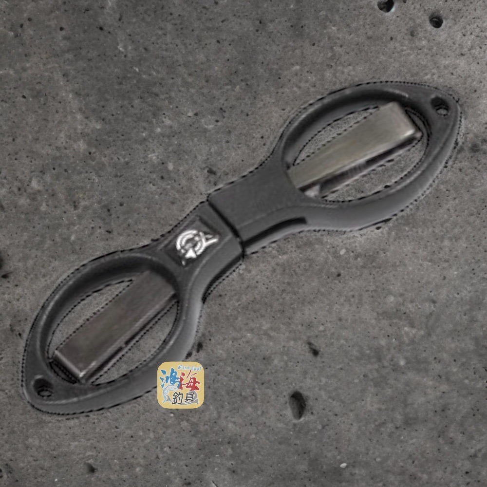 中壢鴻海釣具【gamakatsu】LE108-1 折疊路亞PE＆尼龍線剪刀 (可開小號數路亞環＆長度9.5cm)-細節圖5