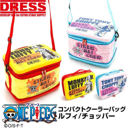 (中壢鴻海釣具)《DRESS》聯名海賊王-魯夫 喬巴保冷袋 冷藏袋 冷藏軟式冰箱 日本正品 限量