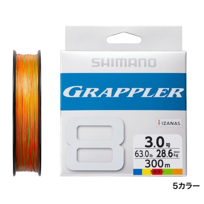 中壢鴻海釣具《SHIMANO》 LD-A71U GRAPPLER 8 5色*10M-8股PE線300M-細節圖3