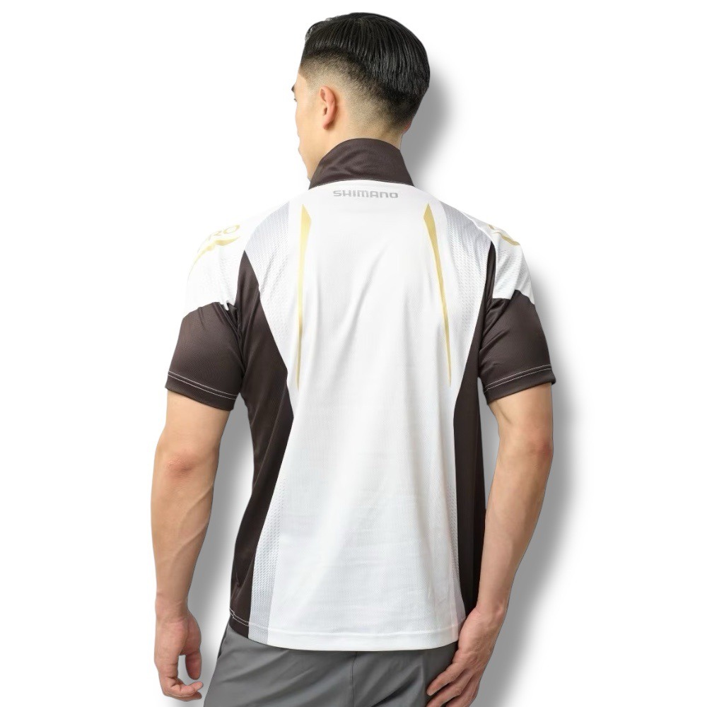 紅海釣具企業社【SHIMANO】SH-125Y LIMITED PRO半拉鍊短袖釣魚衫 (25年春夏款)-細節圖3