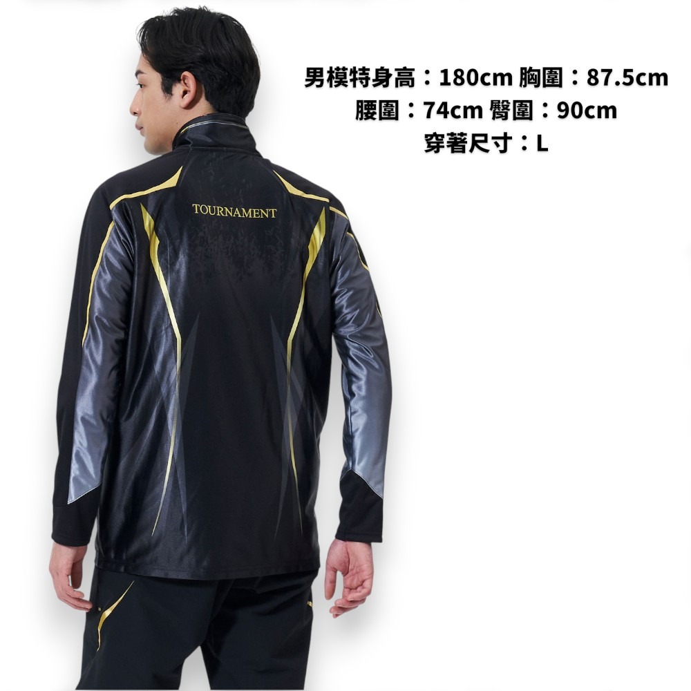 中壢紅海釣具【DAIWA】DE-3125T TORUNAMENT 全拉鍊吸濕排汗防風長袖釣魚衣(25年秋冬款)-細節圖3