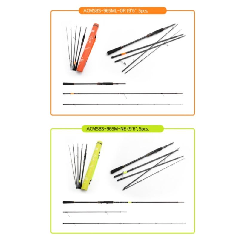 (紅海釣具企業社)《ABU》AQUA COLORS 多節海鱸旅竿 ACMSBS 路亞竿 並繼路亞 偷跑竿-細節圖3