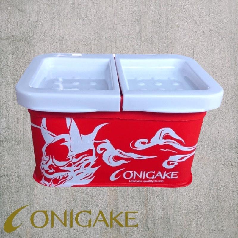 紅海釣具企業社《ONIGAKE》 YC220G 限量紅色杓立 YC230G 限量紅色南極蝦盒-細節圖2