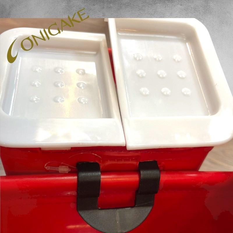 紅海釣具企業社《ONIGAKE》 YC220G 限量紅色杓立 YC230G 限量紅色南極蝦盒-細節圖7