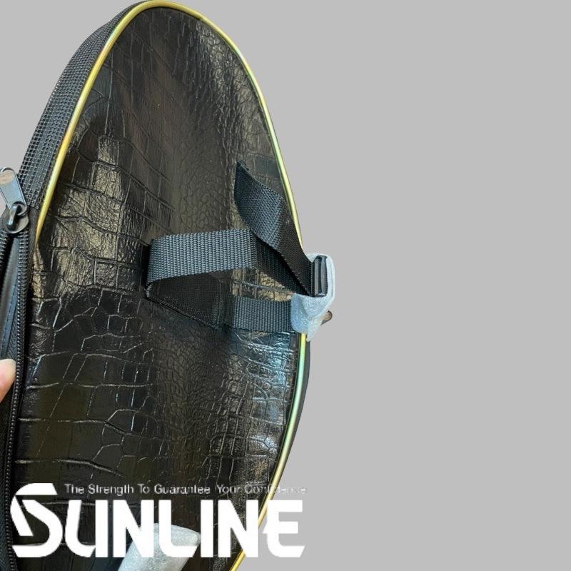中壢鴻海釣具《SUNLINE》SFB-0418 黑色網框收納袋 置物袋-細節圖5