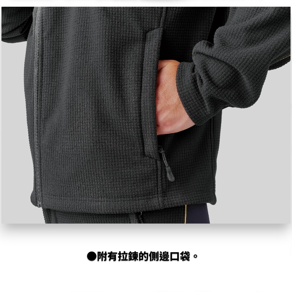 中壢紅海釣具【gamakatsu】GM-3798 黑色x金色全天候四件式釣魚套裝 GM3798雨衣套裝(25年秋冬款)-細節圖11