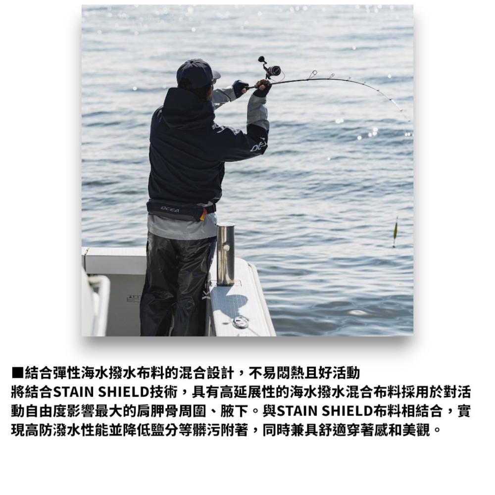中壢紅海釣具【SHIMANO】 RA-070Z 船釣防水雨衣外套 (26年款)-細節圖5