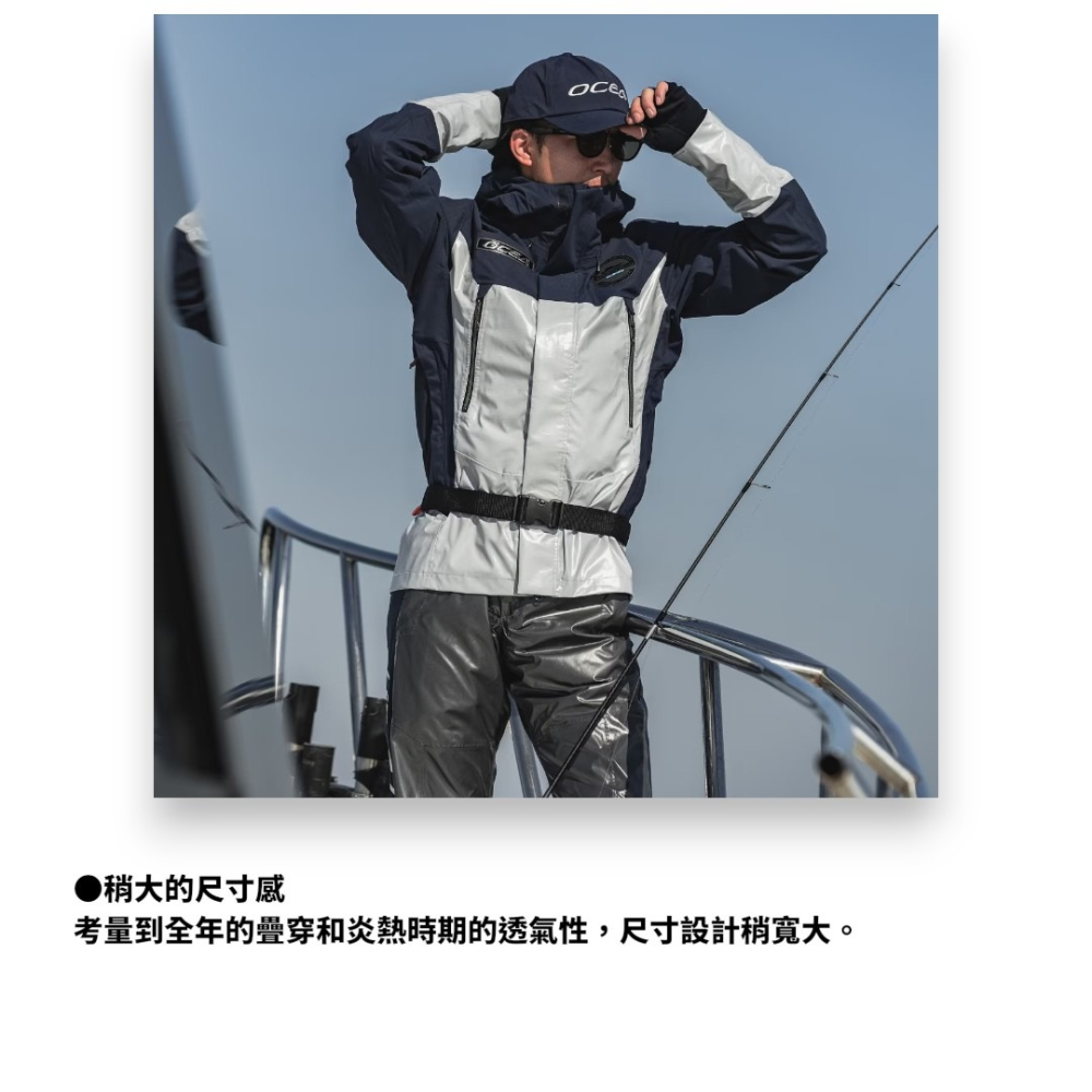 中壢紅海釣具【SHIMANO】 RA-070Z 船釣防水雨衣外套 (26年款)-細節圖11