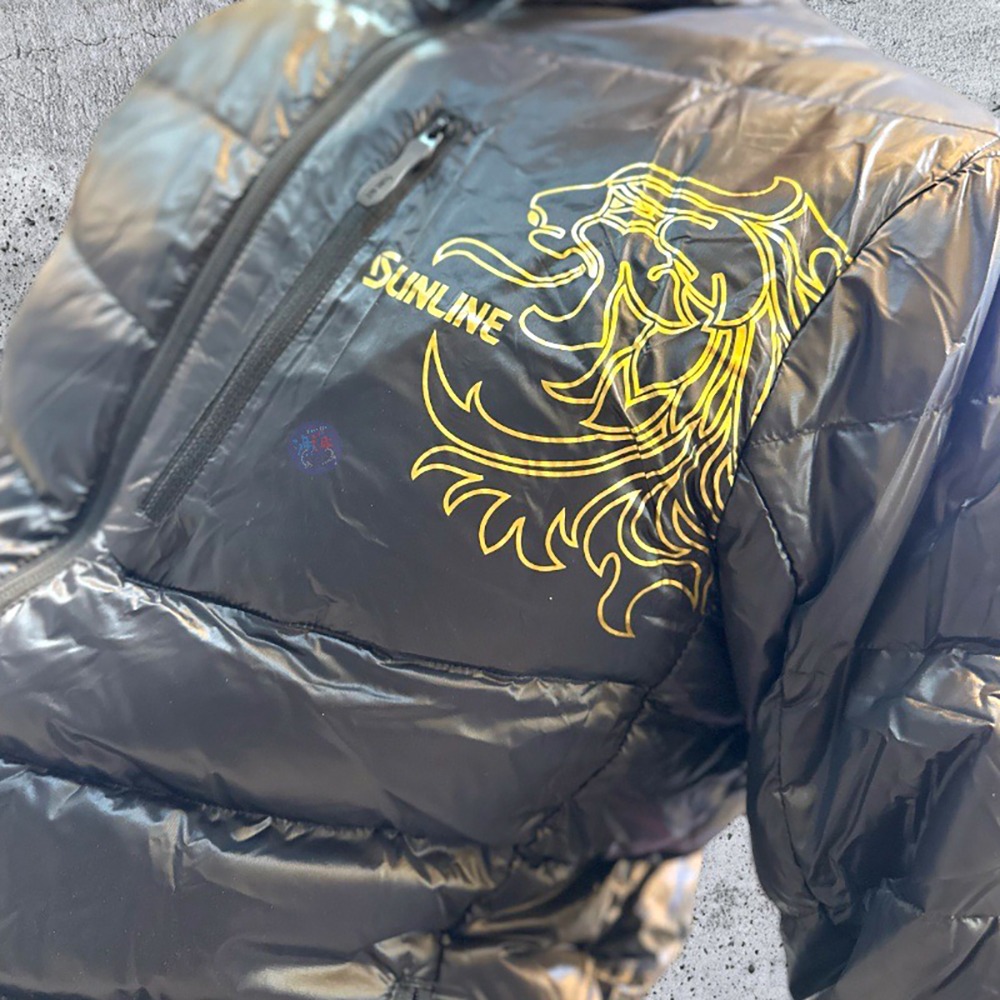 中壢鴻海釣具【SUNLINE】SUW-04505 黑色羽絨套裝 釣魚套裝  (21年秋冬款)-細節圖8