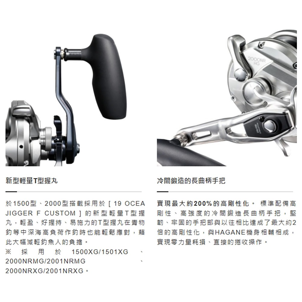 紅海釣具企業社【SHIMANO】21 OCEA JIGGER 兩軸捲線器 鐵板用捲線器-細節圖7