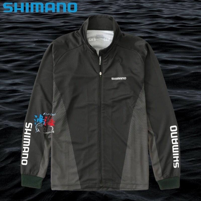 中壢鴻海釣具 SHIMANO SH-006V 全拉式拉鍊長袖釣魚衫-細節圖3