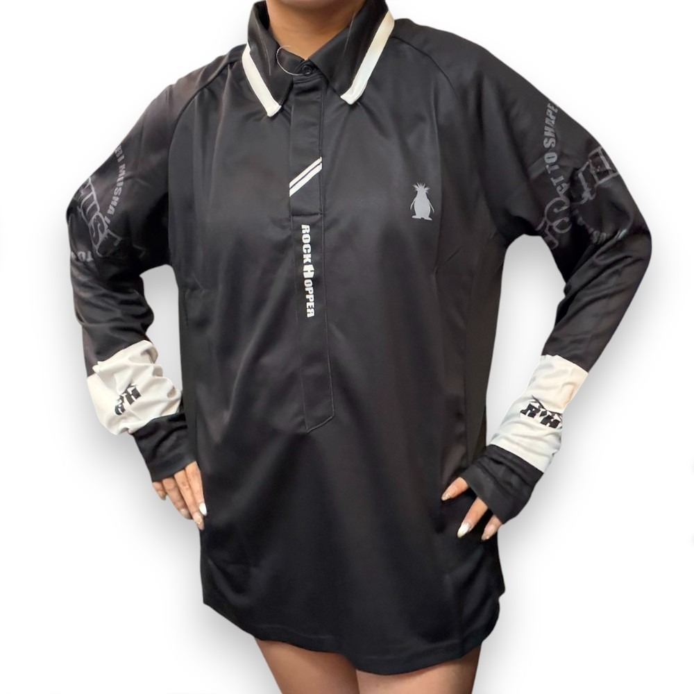 中壢紅海釣具【TSuriMusha】釣武者 ROCK HOPPER 黑色吸濕速乾 長袖釣魚衣 (25年款)-細節圖5