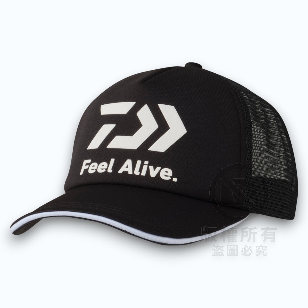 中壢紅海釣具【DAIWA】DC-6225 FeelAlive.釣魚帽 半網鴨舌軟帽 遮陽帽 休閒帽 半網帽 透氣舒適-細節圖2