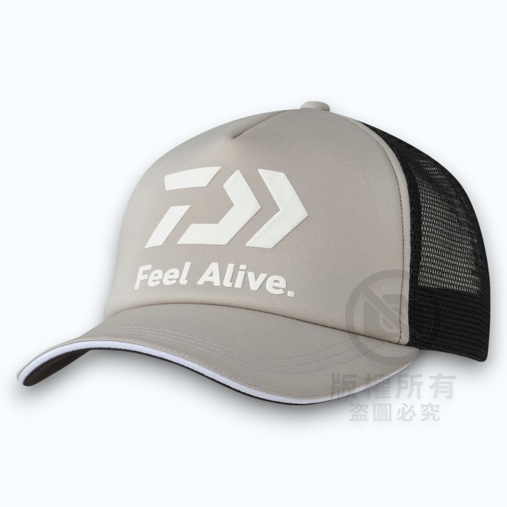 中壢紅海釣具【DAIWA】DC-6225 FeelAlive.釣魚帽 半網鴨舌軟帽 遮陽帽 休閒帽 半網帽 透氣舒適-細節圖3
