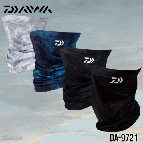 中壢鴻海釣具《DAIWA》22 DA-9721 防曬面罩 脖圍 涼感 抗UV 吸水速乾 釣魚頭巾