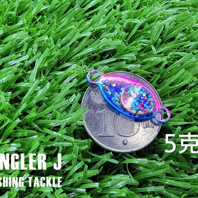 中壢鴻海釣具《ANGLER J》AJ 蛋型微鐵 路亞 小鐵板-細節圖4