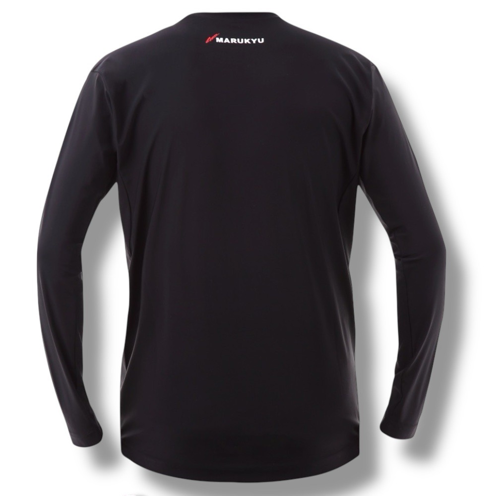 紅海釣具企業社【MARUKYU】氷瀑ロングTシャツMQ-01 長袖T卹抗UV涼感排汗衣-特價出清 防曬衣-細節圖3