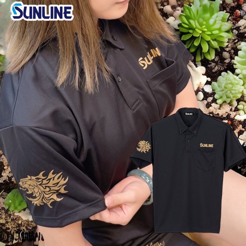 紅海釣具企業社【SUNLINE】 SUW-15025DP  黑色短袖POLO衫#M-特價出清-細節圖5