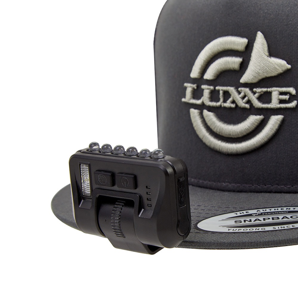 中壢鴻海釣具《gamakatsu》LEHL60 夾帽式頭燈（三種顏色燈光&最長可使用18小時&USB充電)-細節圖3