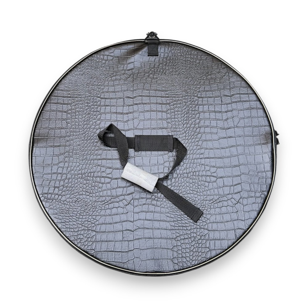 中壢紅海釣具【SUNLINE】SFB-0417 黑色網框置物袋 50CM 網框收納袋-細節圖3