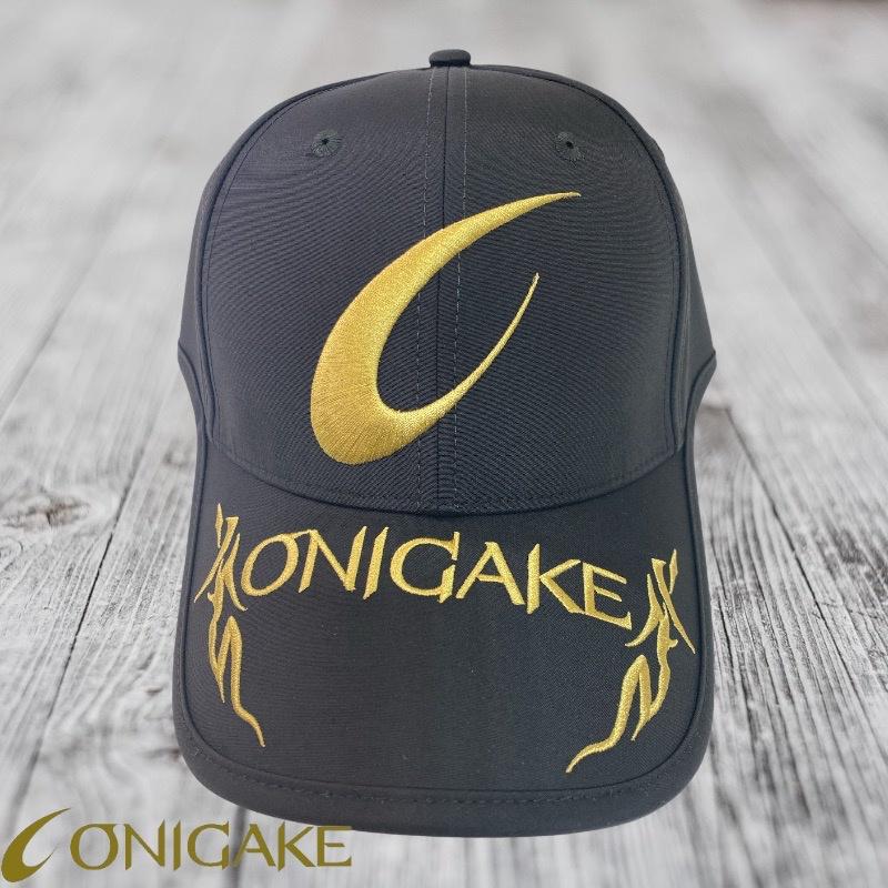 中壢鴻海釣具《ONIGAKE》YF122G 防撥水 黑色釣魚帽-細節圖3