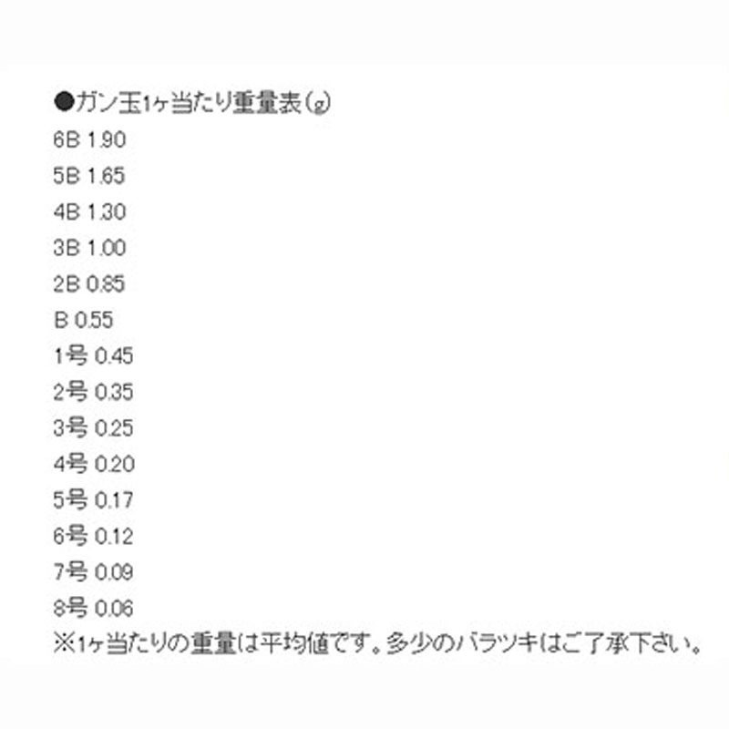 中壢鴻海釣具 ガン玉セット 咬鉛組(3B-2B-B-2号-3號-4号-5号)-細節圖3