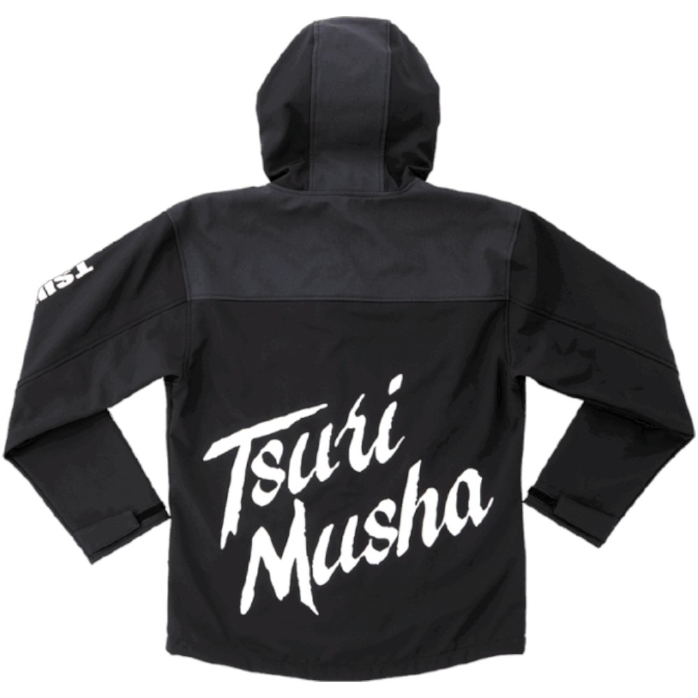 中壢紅海釣具【TSuriMusha】釣武者 TM Ver 3D彈力防風保暖黑色釣魚套裝-細節圖6