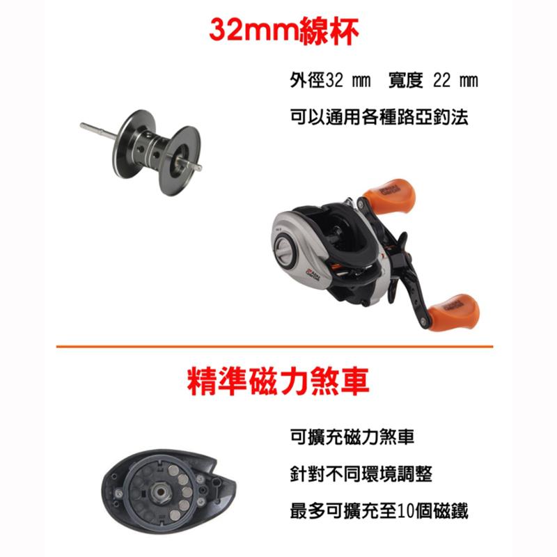 (鴻海釣具企業社 )《ABU》MAX4 STX 小烏龜捲線器 路亞捲線器 兩軸 入門款-細節圖4