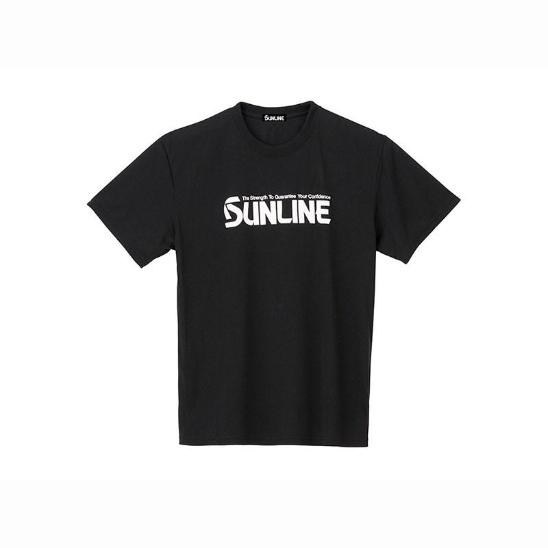 (鴻海釣具企業社 )《SUNLINE》973781 SUW-15024DT 黑色短袖T恤 短袖上衣 夏季釣魚休閒衣-細節圖3