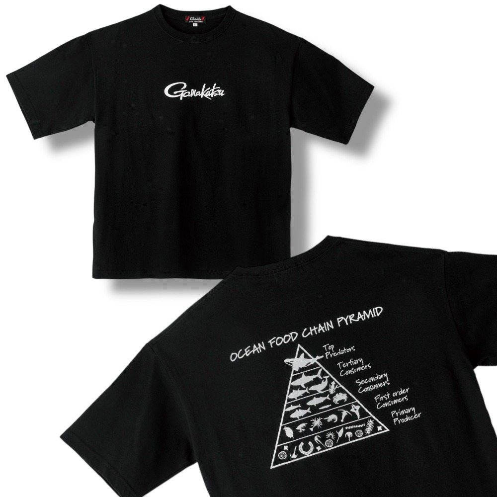 紅海釣具企業社【gamakatsu】 GM-3782 純棉短袖T恤 (25年春夏款) GM3782-細節圖2