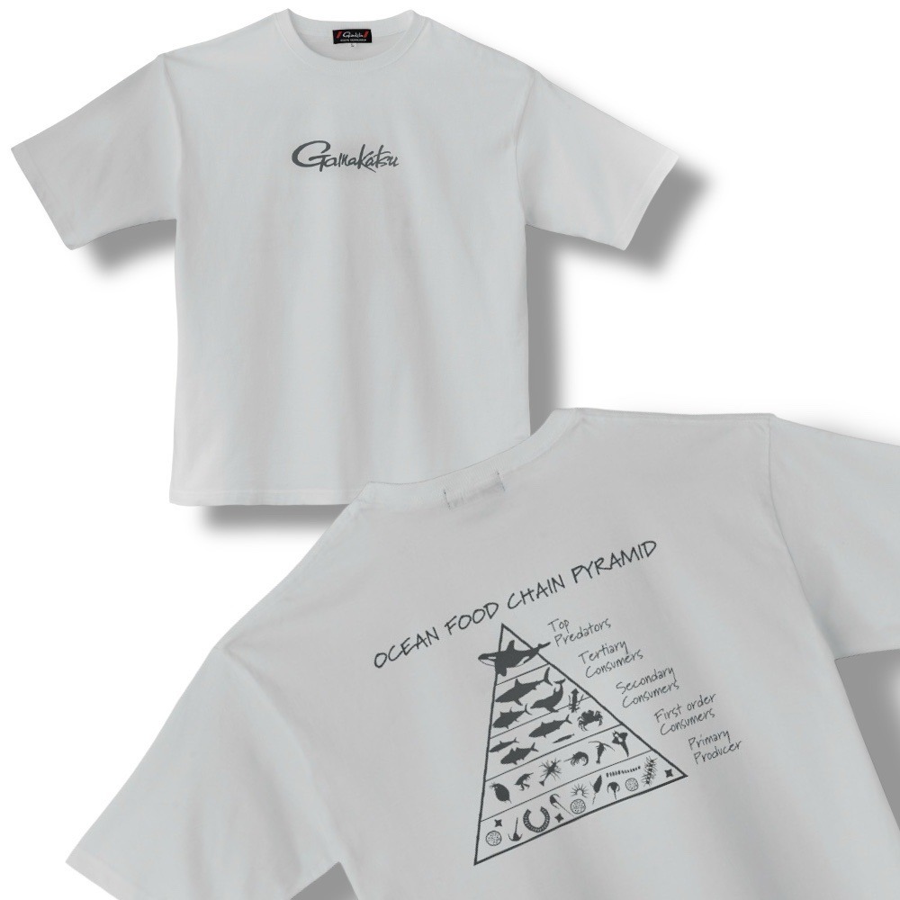 紅海釣具企業社【gamakatsu】 GM-3782 純棉短袖T恤 (25年春夏款) GM3782-規格圖11