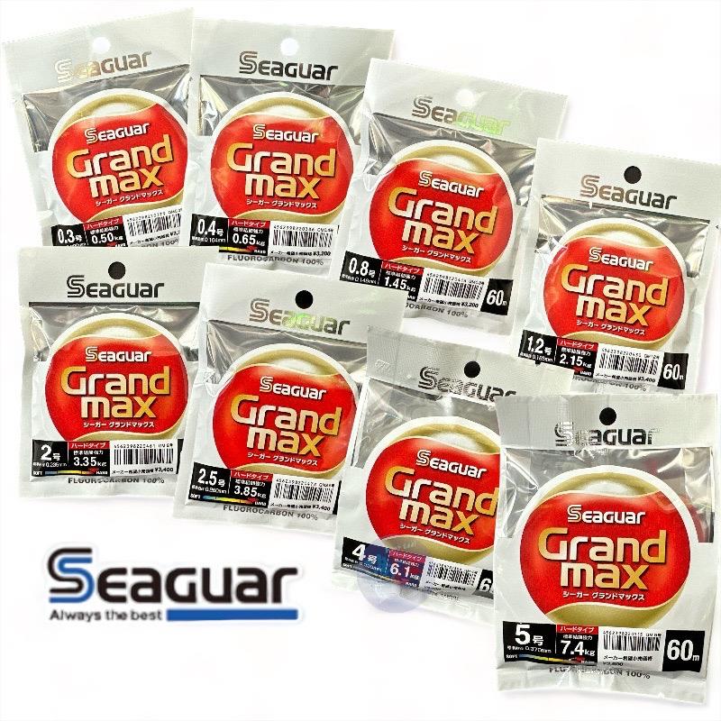 鴻海釣具企業社《Seaguar》GRANDMAX-60M(橘)卡夢線碳纖線頂級子線0.4