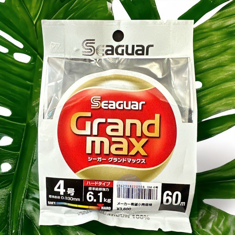 紅海釣具企業社 【Seaguar】GRANDMAX-60M(橘)卡夢線 碳纖線 頂級子線 0.4-5.0號 日本島內線-規格圖6