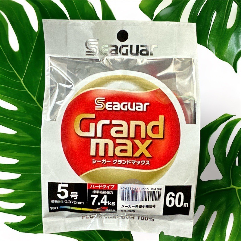 紅海釣具企業社 【Seaguar】GRANDMAX-60M(橘)卡夢線 碳纖線 頂級子線 0.4-5.0號 日本島內線-規格圖6